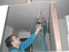 Platten anbringen
